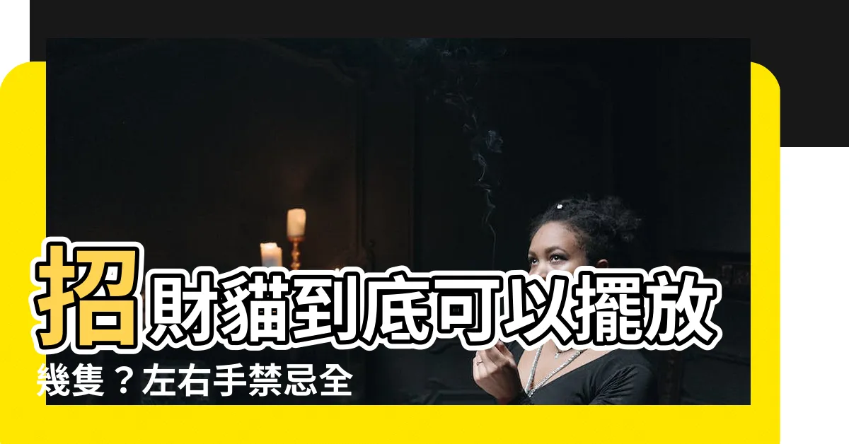 【招財貓可以放幾隻】招財貓到底可以擺放幾隻？左右手禁忌全都在這！