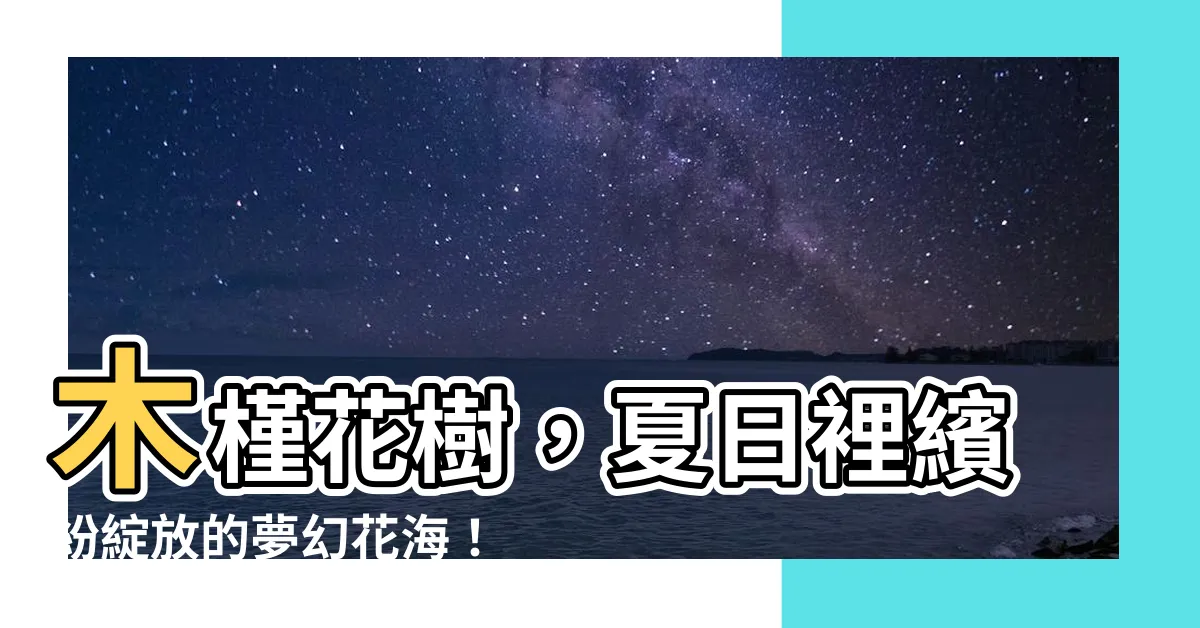 【木槿花樹】木槿花樹，夏日裡繽紛綻放的夢幻花海！