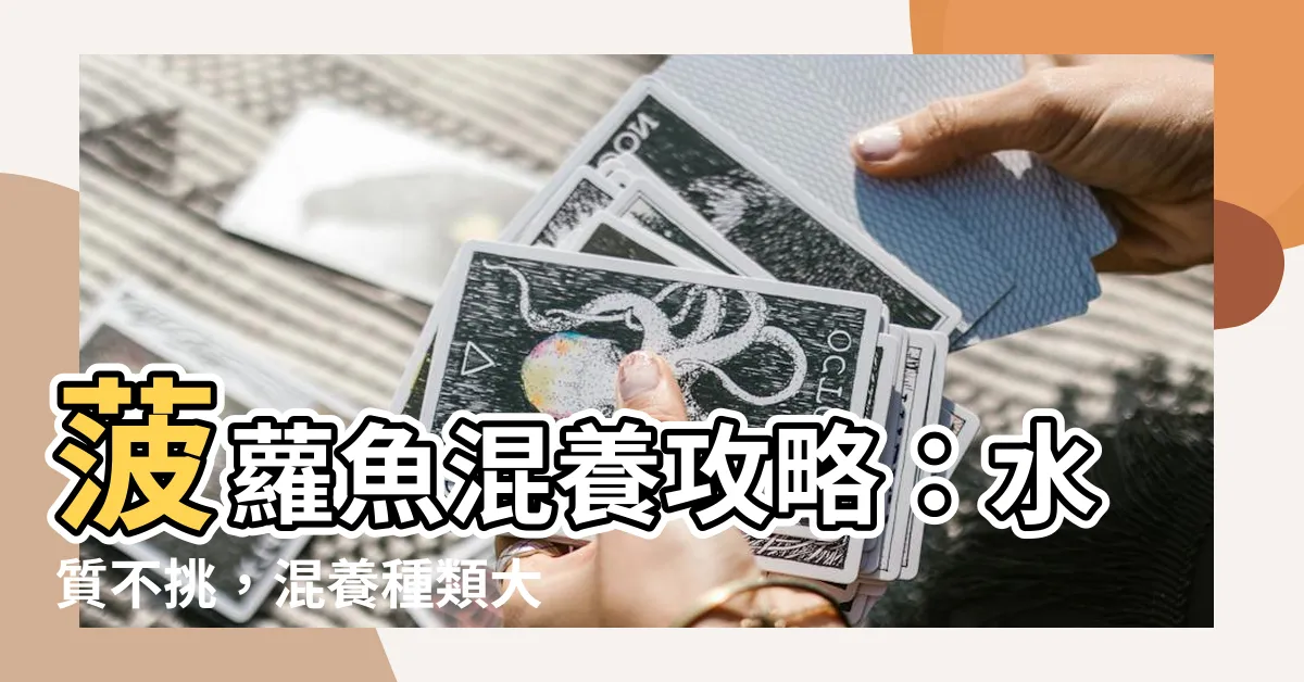【波羅魚混養】菠蘿魚混養攻略：水質不挑，混養種類大全