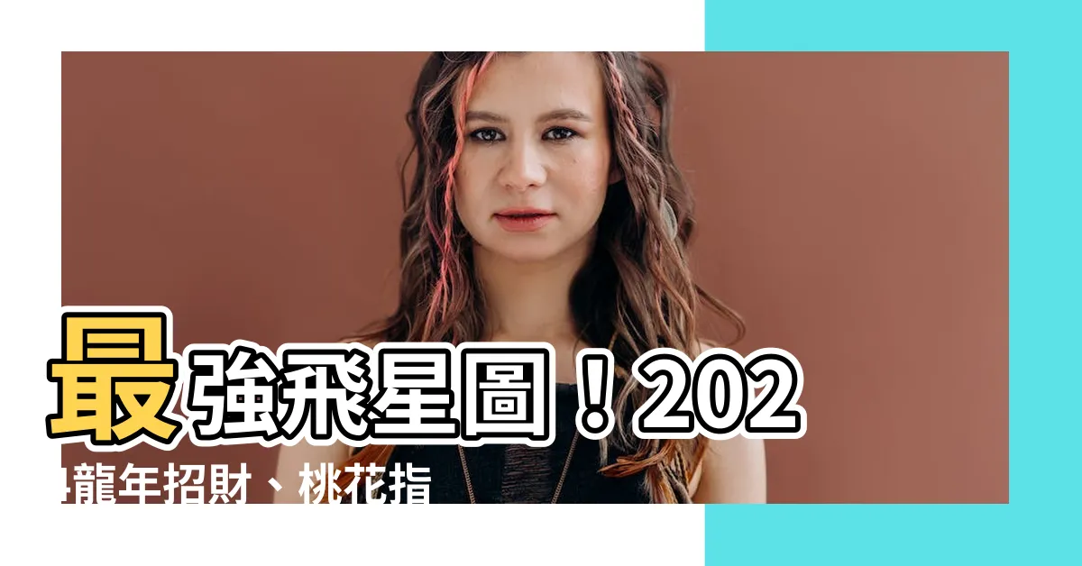 【飛星圖】最強飛星圖！2024龍年招財、桃花指引在此～