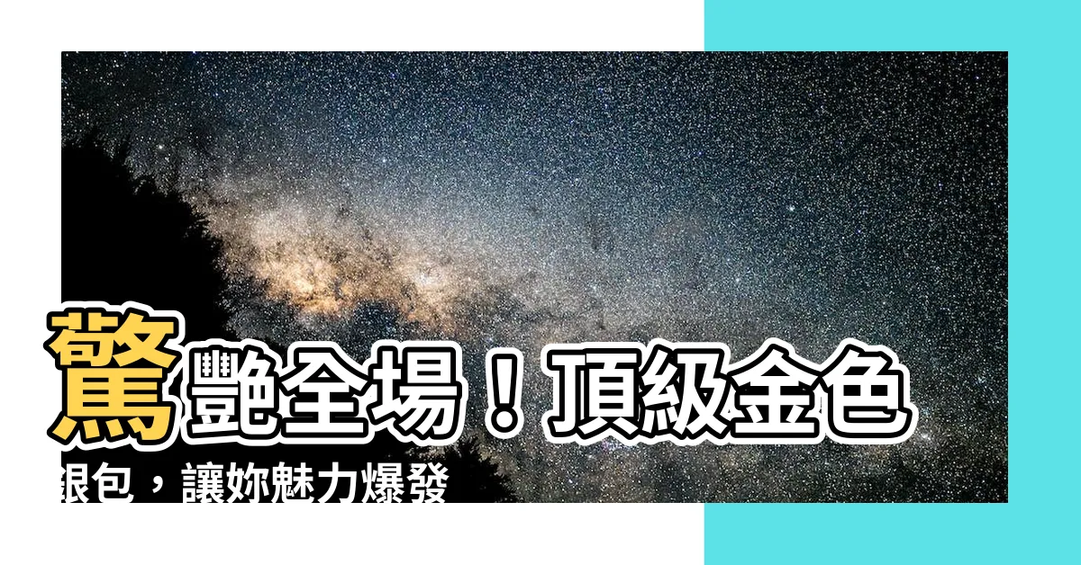 【金色銀包】驚艷全場！頂級金色銀包，讓妳魅力爆發