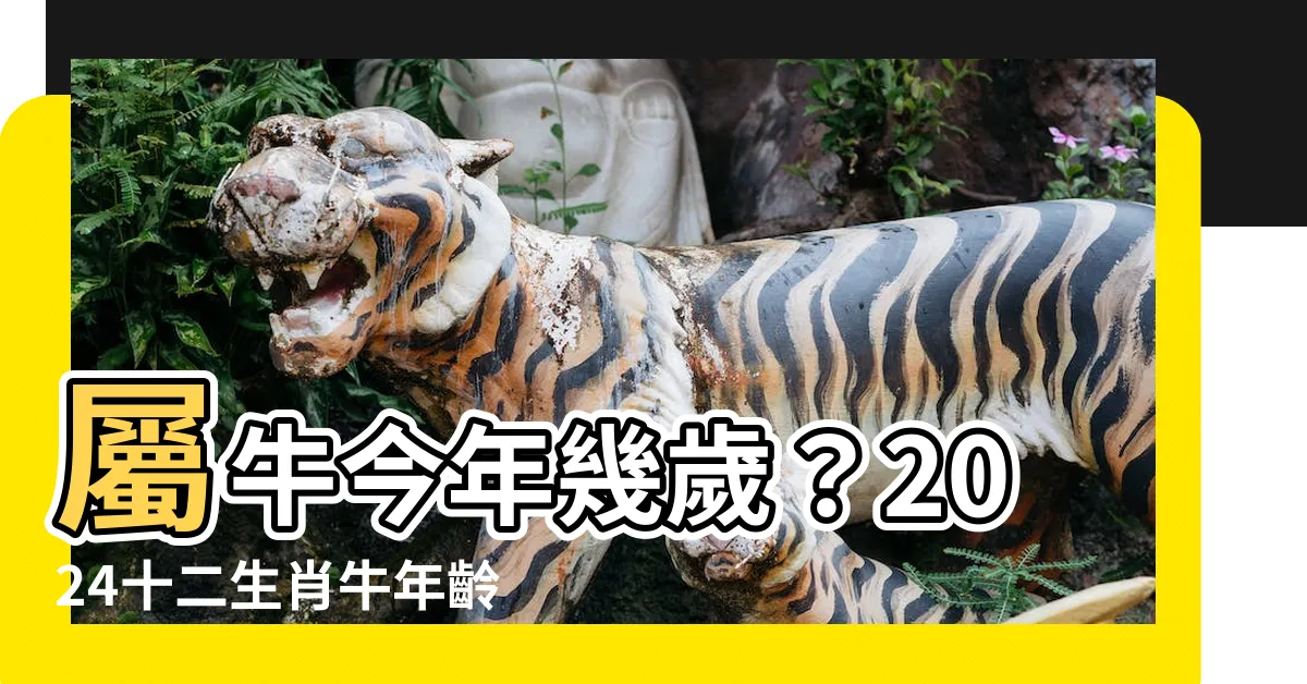 【十二生肖 牛】屬牛今年幾歲？2024十二生肖牛年齡對照表！